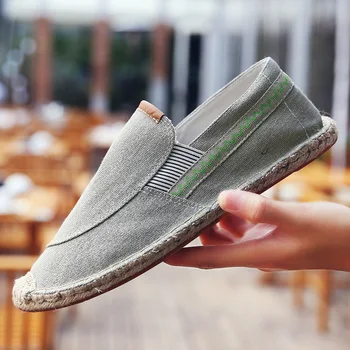 2019 Summer Straw-knitting Hemp Rope Soles Fisherman's Shoes Lazy Mens Casual Canvas Shoes Vintage Hemp Shoes Loafers 
2019 Summer Straw-knitting Hemp Rope Soles Fisherman's Shoes Lazy Mens Casual Canvas Shoes Vintage Hemp Shoes Loafers