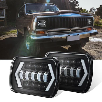 1PC Car LED Driving Running Light 55W 7x6" 5X7" Projector Headlight Hi-Lo Beam Halo For Jeep Cherokee XJ Accessories
1PC Car LED Driving Running Light 55W 7x6" 5X7" Projector Headlight Hi-Lo Beam Halo For Jeep Cherokee XJ Accessories