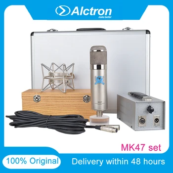 100% Original Alctron MK47 Professional Large Diaphragm Tube Condenser Studio Microphone Pro Tube Recording Broadcasting Stages
100% Original Alctron MK47 Professional Large Diaphragm Tube Condenser Studio Microphone Pro Tube Recording Broadcasting Stages