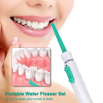 Portable Water Flosser Set Faucet Oral Irrigator Teeth Cleaning Set for Home & Travel 6 Nozzles Random Color
Portable Water Flosser Set Faucet Oral Irrigator Teeth Cleaning Set for Home & Travel 6 Nozzles Random Color