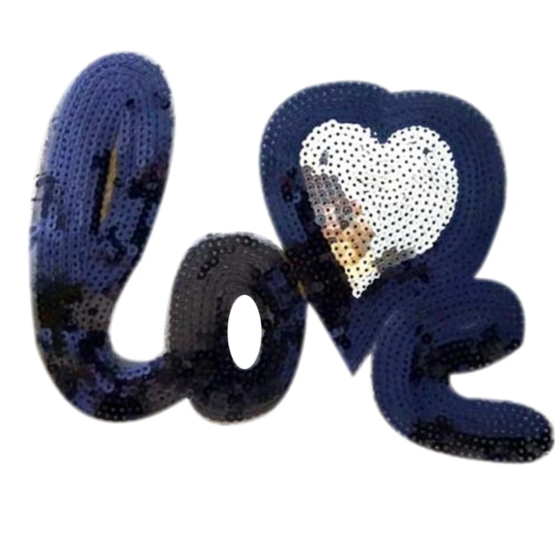 T shirt Women patch black golden sequins fabric large LOVE deal with it iron on patches for clothing stickers free shipping
T shirt Women patch black golden sequins fabric large LOVE deal with it iron on patches for clothing stickers free shipping