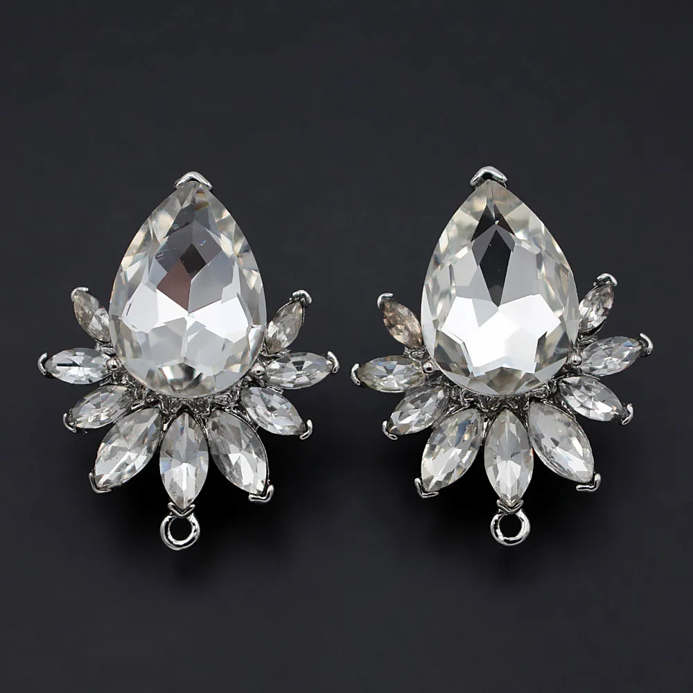 1pair Female Crystal Stud Earrings Connector Linkers Charms DIY for Women Bridal Wedding Jewelry Big Dangle Drop Earring Making
1pair Female Crystal Stud Earrings Connector Linkers Charms DIY for Women Bridal Wedding Jewelry Big Dangle Drop Earring Making