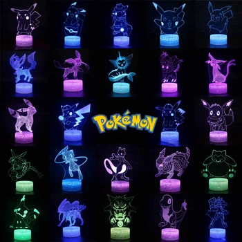 Pokemon Touch 3D Table Lamp Remote Control Pikachu Led Light Bedroom Decoration Night Light Projection Lamp Kids Gifts
Pokemon Touch 3D Table Lamp Remote Control Pikachu Led Light Bedroom Decoration Night Light Projection Lamp Kids Gifts
