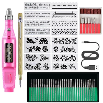 Portable Electric Nail Drill Machine Manicure Set Polishing Pen Digital Template Set Professional Strong Nail Polishing Manicure
Portable Electric Nail Drill Machine Manicure Set Polishing Pen Digital Template Set Professional Strong Nail Polishing Manicure