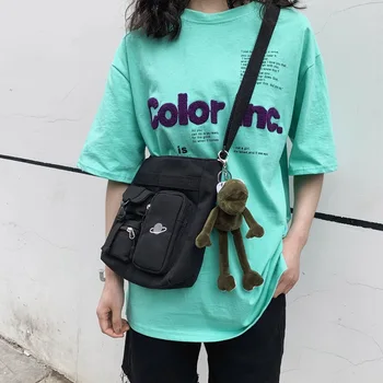 Canvas Bag Shoulder Bag Female 2020 New Style Korean-style Harajuku Students Versatile Ultra-Fire Shoulder Bag
Canvas Bag Shoulder Bag Female 2020 New Style Korean-style Harajuku Students Versatile Ultra-Fire Shoulder Bag