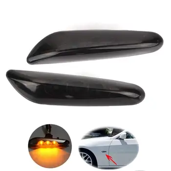 2PCS Smoke Lens Dynamic Flowing LED Turn Signal Side Marker Light Blinker Lamp for BMW E81 E82 E87 E88 E90 E92 E60 E61 E83
2PCS Smoke Lens Dynamic Flowing LED Turn Signal Side Marker Light Blinker Lamp for BMW E81 E82 E87 E88 E90 E92 E60 E61 E83
