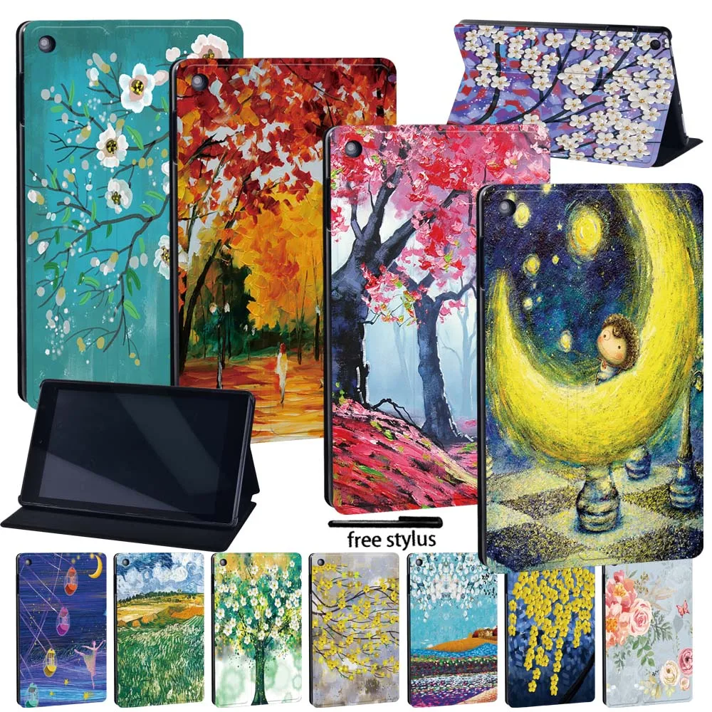 Drop Resistance Tablet Case for Amazon Fire 7 (5/7/9th) HD8 (6/7/8th) HD10(5/7/9th) Shockproof Pu Leather Cover Case+Stylus
Drop Resistance Tablet Case for Amazon Fire 7 (5/7/9th) HD8 (6/7/8th) HD10(5/7/9th) Shockproof Pu Leather Cover Case+Stylus