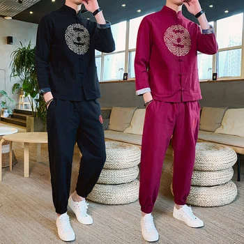 Heren Kleding 2020 Men Embroidery Man 2 Piece Set Sport Suit Jacket+Pant Male Tracksuit M-5XL Moda Hombre
Heren Kleding 2020 Men Embroidery Man 2 Piece Set Sport Suit Jacket+Pant Male Tracksuit M-5XL Moda Hombre