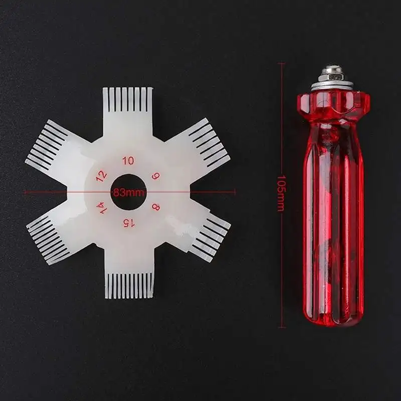 Convenient Useful Fin Comb Straightener Cleaner Automotive A/C Radiator Evaporator Condenser HY99 NO06
Convenient Useful Fin Comb Straightener Cleaner Automotive A/C Radiator Evaporator Condenser HY99 NO06