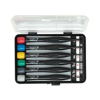 6 In 1 Precision Screwdriver Set Cross Screwdriver + Slot Screw Driver Repair Hand Tools Kit 8PK-2061
6 In 1 Precision Screwdriver Set Cross Screwdriver + Slot Screw Driver Repair Hand Tools Kit 8PK-2061