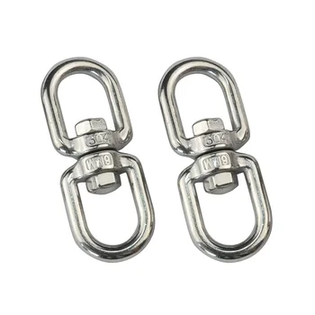 2PCS 4mm 5mm 6mm 8mm 10mm Stainless Steel 304 Double Eyes To Eye Boat Mooring Wire Rope Swivel Rigging Hardware
2PCS 4mm 5mm 6mm 8mm 10mm Stainless Steel 304 Double Eyes To Eye Boat Mooring Wire Rope Swivel Rigging Hardware