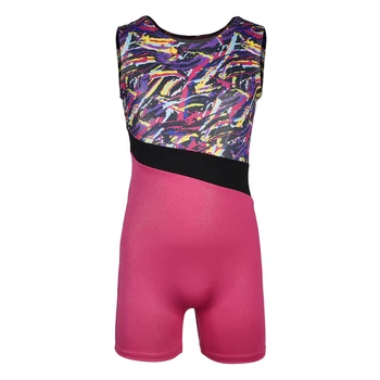 Kids Girls Sleeveless Leotard Bodysuit One Piece Sparkly Fitness Dancewear Costume 
Kids Girls Sleeveless Leotard Bodysuit One Piece Sparkly Fitness Dancewear Costume