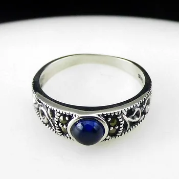 FNJ Blue Corundum Hollow Rings 925 Silver Original S925 Thai Silver Ring for Women Jewelry
FNJ Blue Corundum Hollow Rings 925 Silver Original S925 Thai Silver Ring for Women Jewelry