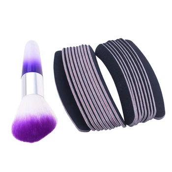 1Pc Colorful Pro Dust Cleaner Face Blush Brush & 20X Double Sided 100/180 Grit Boomerang Banana Curved Nail Files
1Pc Colorful Pro Dust Cleaner Face Blush Brush & 20X Double Sided 100/180 Grit Boomerang Banana Curved Nail Files