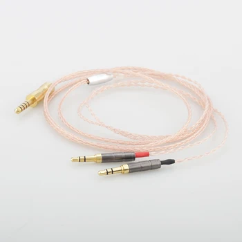 Audiocrast 8 Cores 7N OCC Single Crystal Copper Headphone 4.4mm Balanced to for Sundara Aventho focal elegia t1 t5p D7200 MDR-Z7 
Audiocrast 8 Cores 7N OCC Single Crystal Copper Headphone 4.4mm Balanced to for Sundara Aventho focal elegia t1 t5p D7200 MDR-Z7