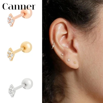 1PCS S925 Sterling Silver Piercing Earrings Cartilage AAAAA Zircon Rhombus Earrings For Women Jewelry Luxury Aretes W3
1PCS S925 Sterling Silver Piercing Earrings Cartilage AAAAA Zircon Rhombus Earrings For Women Jewelry Luxury Aretes W3