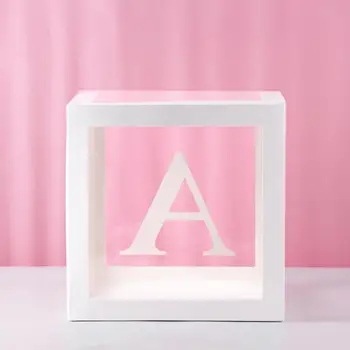 1pc Letter A-Z Transparent Gift Box Party Surprise Toy Birthday Proposal Balloon Gift Box Confession Scene Layout Supplies
1pc Letter A-Z Transparent Gift Box Party Surprise Toy Birthday Proposal Balloon Gift Box Confession Scene Layout Supplies