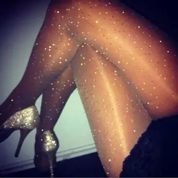 Women's sexy Shiny diamond stockings High Waist Lady Shiny Rhinestone Nylons Pantyhose bling medias de mujer Fashion Party
Women's sexy Shiny diamond stockings High Waist Lady Shiny Rhinestone Nylons Pantyhose bling medias de mujer Fashion Party