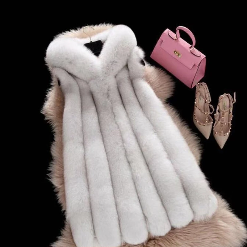 Hot Sell New Fashion winter women's fur vest coat Warm long vests fur vests Women faux fur vest coat outerwear jacket
Hot Sell New Fashion winter women's fur vest coat Warm long vests fur vests Women faux fur vest coat outerwear jacket