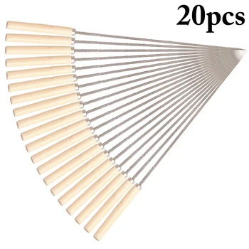 20pcs Meat Roast Skewers Stick Stainless Steel BBQ Needle Barbeque Skewers Kitchen Utensils Outdoor Camping Picnic
20pcs Meat Roast Skewers Stick Stainless Steel BBQ Needle Barbeque Skewers Kitchen Utensils Outdoor Camping Picnic
