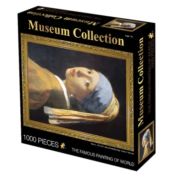 Jigsaw Puzzles 1000 Pieces World Famous Oil Painting A girl with Pearl Earrings DIY Wooden Creativity Party Toys for Adults
Jigsaw Puzzles 1000 Pieces World Famous Oil Painting A girl with Pearl Earrings DIY Wooden Creativity Party Toys for Adults