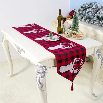 Christmas Table Runner Checked Reindeer Dinning Table Runner Table Decoration Party Tablecloth Table Cover
Christmas Table Runner Checked Reindeer Dinning Table Runner Table Decoration Party Tablecloth Table Cover