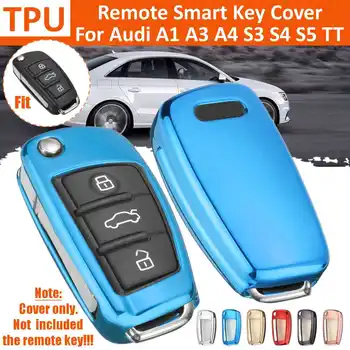 TPU New Gift TPU bright plating soft silicone car key case For Audi Q3 A4L A6L Q5 Q7 A1 A3 flip key cover car accessories 6color
TPU New Gift TPU bright plating soft silicone car key case For Audi Q3 A4L A6L Q5 Q7 A1 A3 flip key cover car accessories 6color