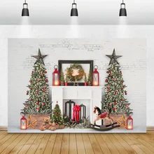 Laeacco Christmas Tree White Fireplace Brick Wall Background For Photographic Vintage Lantern Toys Photocall Poster Backdrops
Laeacco Christmas Tree White Fireplace Brick Wall Background For Photographic Vintage Lantern Toys Photocall Poster Backdrops