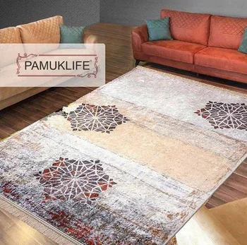 Pamuklife Artificial Leather Based Non Slip Base Carpet Venice Modern Super Soft Carpet Washable Daily Fashion Style
Pamuklife Artificial Leather Based Non Slip Base Carpet Venice Modern Super Soft Carpet Washable Daily Fashion Style
