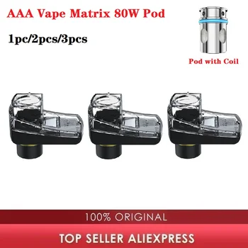 1/2/3pcs Original AAA Vape Matrix 80W Pod Cartridge 4ml Capacity Vape Pod For AAA Vape Matrix 80W Pod kit 0.16ohm Mesh Coil Pod
1/2/3pcs Original AAA Vape Matrix 80W Pod Cartridge 4ml Capacity Vape Pod For AAA Vape Matrix 80W Pod kit 0.16ohm Mesh Coil Pod
