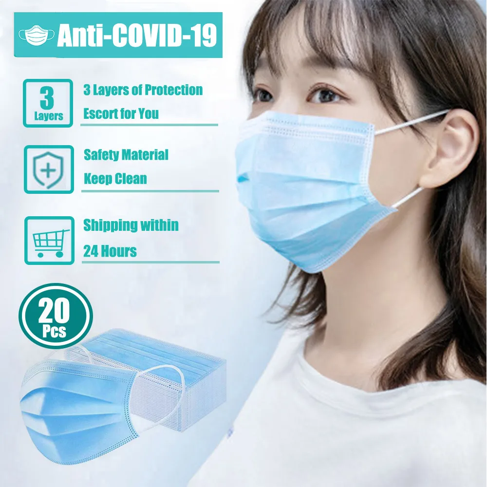 Disposable Protective Mask 3Layer Non Woven Ply Filter Face Masks Anti-Virus Meltblown Earloop Blue Mouth Mask for Hair Dressing
Disposable Protective Mask 3Layer Non Woven Ply Filter Face Masks Anti-Virus Meltblown Earloop Blue Mouth Mask for Hair Dressing