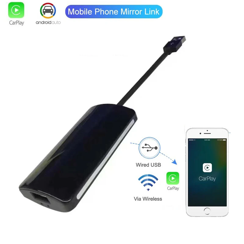 CarExc Wireless Smart Link For CarPlay Dongle for Android Navigation Player Mini USB Carplay Stick with Android Auto USB Mirror
CarExc Wireless Smart Link For CarPlay Dongle for Android Navigation Player Mini USB Carplay Stick with Android Auto USB Mirror