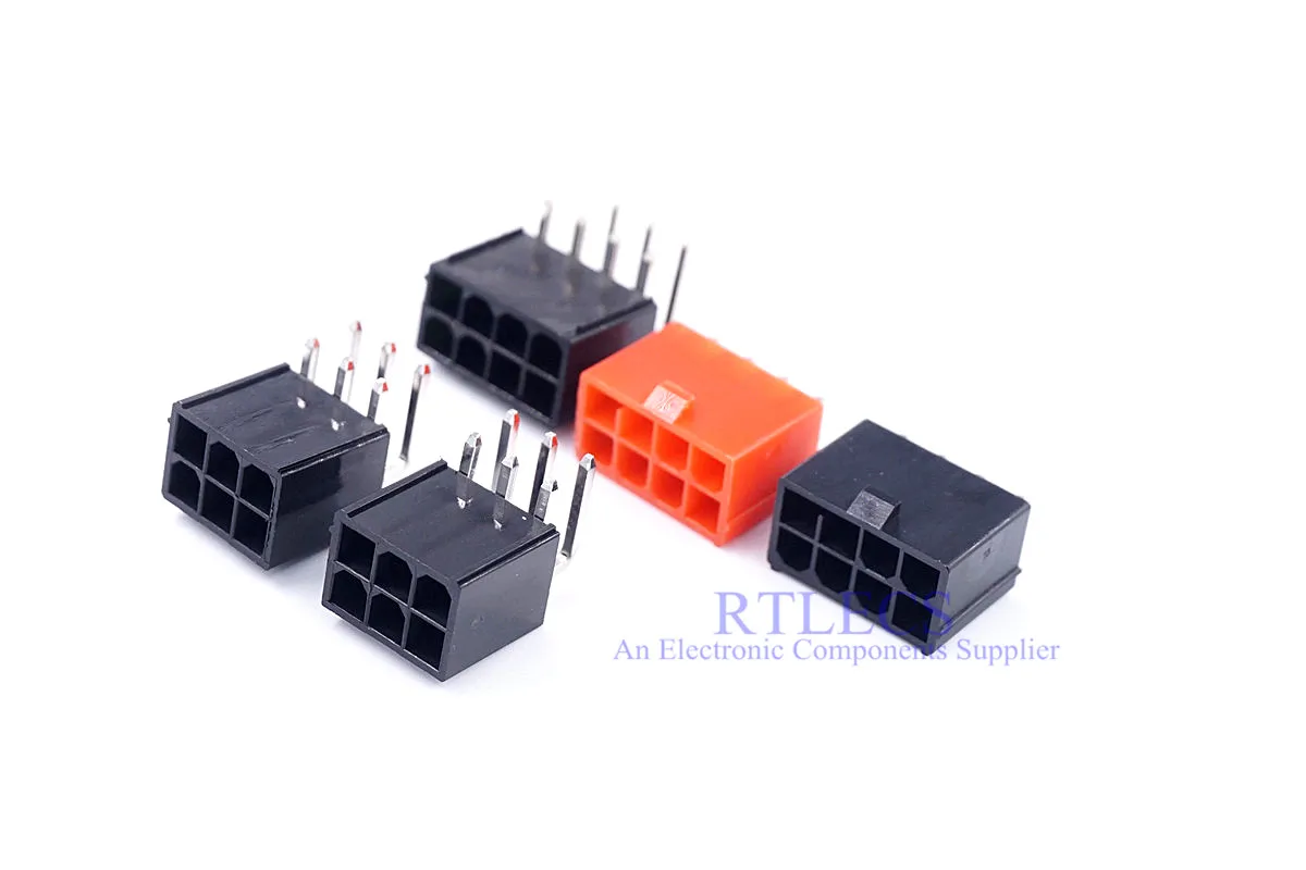 5 pcs GPU 4.2 mm 6 8 PIN PCB Male Header Through Holes for PCI-E PCIe Graphics Card video card Power Connector Shell
5 pcs GPU 4.2 mm 6 8 PIN PCB Male Header Through Holes for PCI-E PCIe Graphics Card video card Power Connector Shell