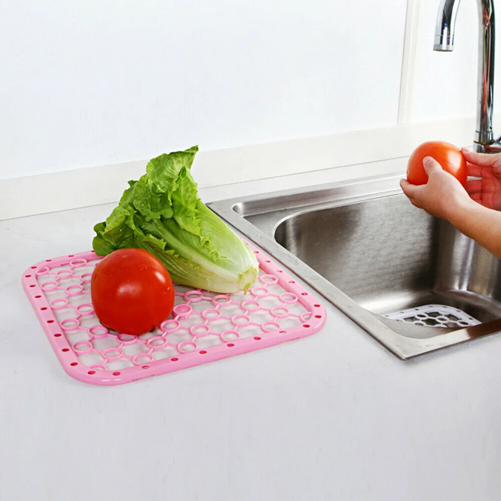 Plastic Sink Mat Pad Mesh Sink Strainer Sink Protector for Kitchen Bathroom Accessories kitchen accessories
Plastic Sink Mat Pad Mesh Sink Strainer Sink Protector for Kitchen Bathroom Accessories kitchen accessories