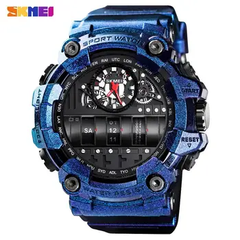 SKMEI Fashion Men Sports Watches Creative 2 Time Week Alarm Waterproof Quartz Male Wristwatch 2020 New reloj hombre Clock 1557
SKMEI Fashion Men Sports Watches Creative 2 Time Week Alarm Waterproof Quartz Male Wristwatch 2020 New reloj hombre Clock 1557