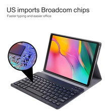 Suitable for Galaxy Tab A 10.1 2019 keyboard cover T510 Slim and Lightweight Shell with Detachable Magnetic Wireless Keyboard
Suitable for Galaxy Tab A 10.1 2019 keyboard cover T510 Slim and Lightweight Shell with Detachable Magnetic Wireless Keyboard