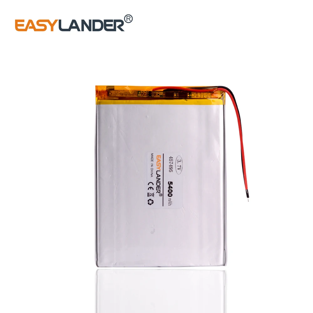 10pcs Tablet pc 3.7V 5400mAH (polymer lithium ion battery) Li-ion battery for tablet 7 inch 8 9inch 457495 Free Shipping | Электроника