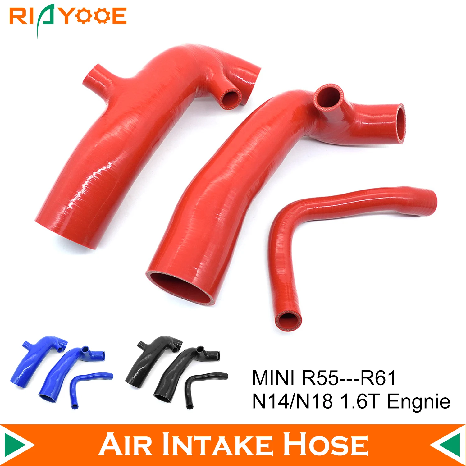 

Silicone Turbo Inlet Pipe Kit Cold Air Intake Hose for Mini Cooper S Clubman 1.6T R55 R56 R57 R58 R59 R60 R61 N14 N18 Engine