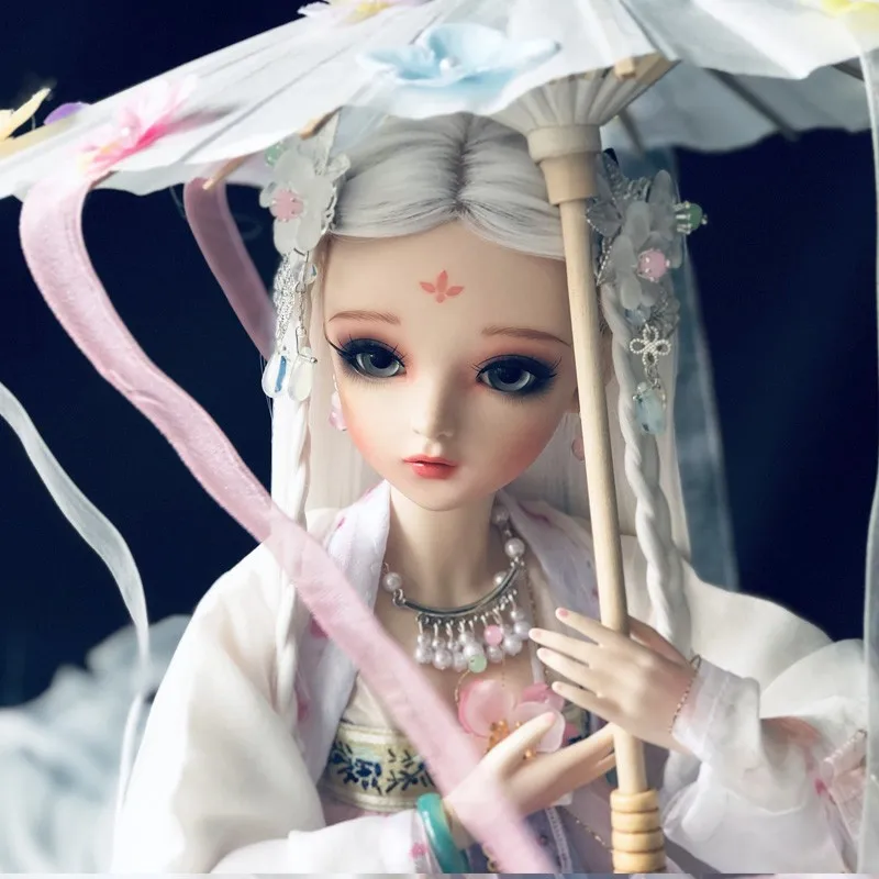 Китайский древний костюм ручной работы Одежда для куклы + головной убор Bjd 1/3