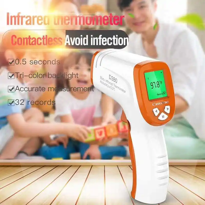 Baby Adult Digital Termometer Infrared Forehead Body Thermometer Gun Non-contact Temperature Measurement Device
Baby Adult Digital Termometer Infrared Forehead Body Thermometer Gun Non-contact Temperature Measurement Device