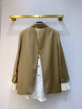 2020 new runway design high-end blazer women novelty single breasted blends autumn winter jacket brand patchwork coat
2020 new runway design high-end blazer women novelty single breasted blends autumn winter jacket brand patchwork coat