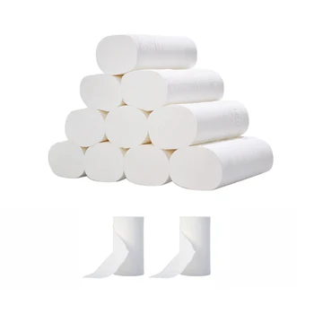 12Rolls Top Quality Roll Toilet Paper 4-Layer Native Wood Soft Toilet Paper Pulp Home Kitchen Paper White Toilet Roll Tissue
12Rolls Top Quality Roll Toilet Paper 4-Layer Native Wood Soft Toilet Paper Pulp Home Kitchen Paper White Toilet Roll Tissue