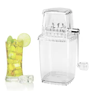Manual Ice Crusher Multifunctional Transparent Bar Smoothie Ice Shaver Mini Home Transparent Ice Crusher Kitchen Tool
Manual Ice Crusher Multifunctional Transparent Bar Smoothie Ice Shaver Mini Home Transparent Ice Crusher Kitchen Tool