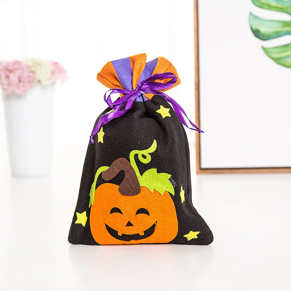cute witches candy bag packaging children party storage