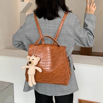 Premium Alligator Women's Backpack Small Girls Designer Backbags 2020 New Trend Autumn Backpacks Female Youth PU Leather Cute
Premium Alligator Women's Backpack Small Girls Designer Backbags 2020 New Trend Autumn Backpacks Female Youth PU Leather Cute