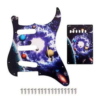 Space Galaxy Pattern Anti-Scratch Pickguard Back Plate Set for Strat SSS Guitar Pickguard Back Plate Set for Strat SSS Guitar
Space Galaxy Pattern Anti-Scratch Pickguard Back Plate Set for Strat SSS Guitar Pickguard Back Plate Set for Strat SSS Guitar