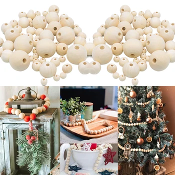 8-25MM Natural Round Wooden Beads for Jewelry Making DIY Bracelet Bead Accessories Loose Ball Beads Christmas Tree Pendant Wood
8-25MM Natural Round Wooden Beads for Jewelry Making DIY Bracelet Bead Accessories Loose Ball Beads Christmas Tree Pendant Wood