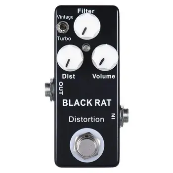Mosky Black RAT Distortion Mini Guitar Effect Pedal
Mosky Black RAT Distortion Mini Guitar Effect Pedal