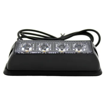 Amber/White 4 LED Car Truck Emergency Beacon Hazard Flash Strobe Lights High Quality ABS Housing Car Strobe Flash Light
Amber/White 4 LED Car Truck Emergency Beacon Hazard Flash Strobe Lights High Quality ABS Housing Car Strobe Flash Light