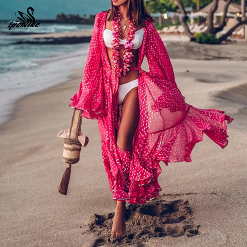 Oversize Chiffon Bikini Cover up Beach Cover-up for Women Pareo Beach Tunic Bathing suit Cover ups Summer Long Beach Dress
Oversize Chiffon Bikini Cover up Beach Cover-up for Women Pareo Beach Tunic Bathing suit Cover ups Summer Long Beach Dress